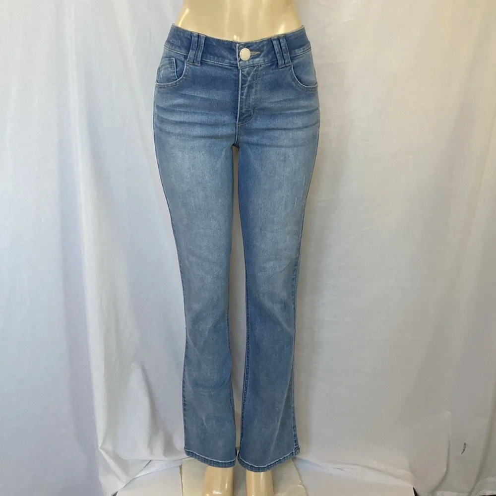 DEMOCRACY Jeans Women’s Tummy Control Size 6 Distressed Itty Bitty Boot NWOT_3